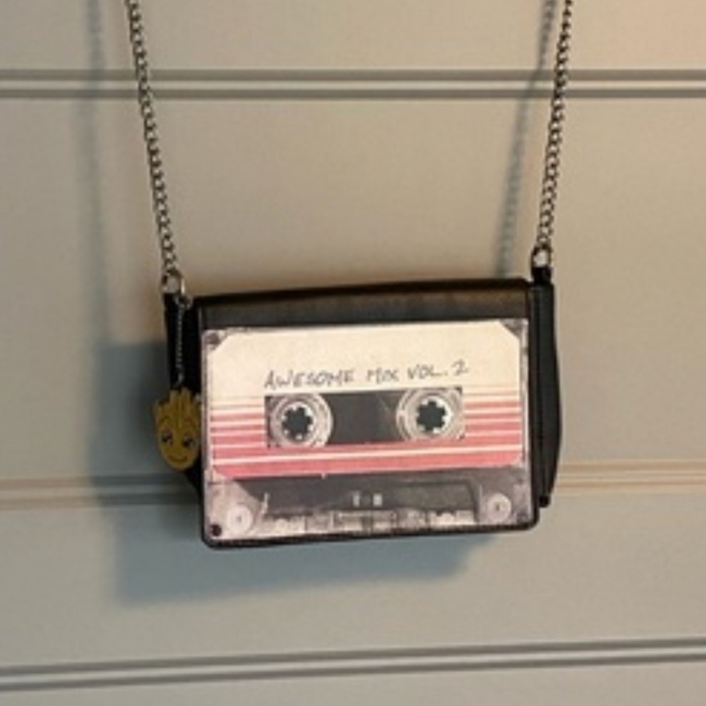 Marvel Guardians of the Galaxy Cassette mixtape Crossbody Bag/purse